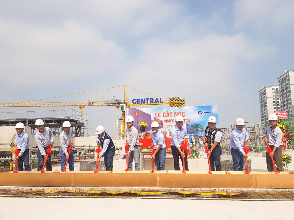 CENTRAL CẤT NÓC THÀNH CÔNG 2 DỰ ÁN ETOWN 5 (REE) VÀ VINMEC TIMES CITY