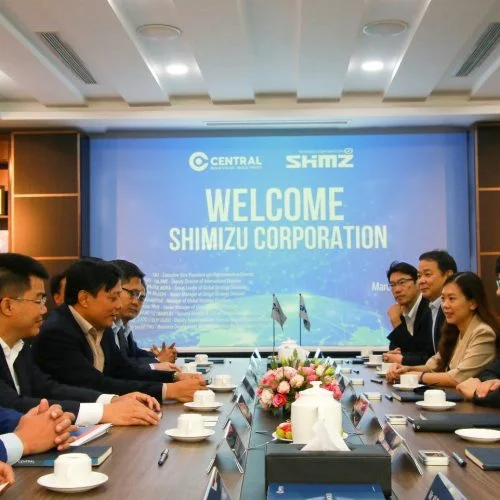 CENTRAL歡迎SHIMIZU副總裁來訪和工作