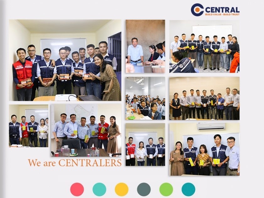 CENTRAL TIẾP NỐI CHUỖI HOẠT ĐỘNG THĂM HỎI ĐẾN CÁC CÔNG TRƯỜNG KHU VỰC MIỀN BẮC & MIỀN NAM
