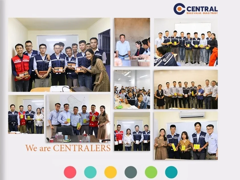 CENTRAL TIẾP NỐI CHUỖI HOẠT ĐỘNG THĂM HỎI ĐẾN CÁC CÔNG TRƯỜNG KHU VỰC MIỀN BẮC & MIỀN NAM