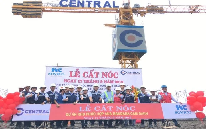 LỄ CẤT NÓC KHU EVASON ANA MANDARA I&II – DỰ ÁN KHU PHỨC HỢP ANA MANDARA CAM RANH