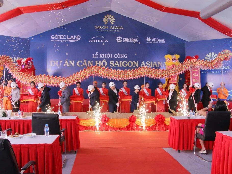 LỄ KHỞI CÔNG DỰ ÁN CĂN HỘ SAIGON ASIANA QUẬN 6, TP. Hồ Chí Minh
