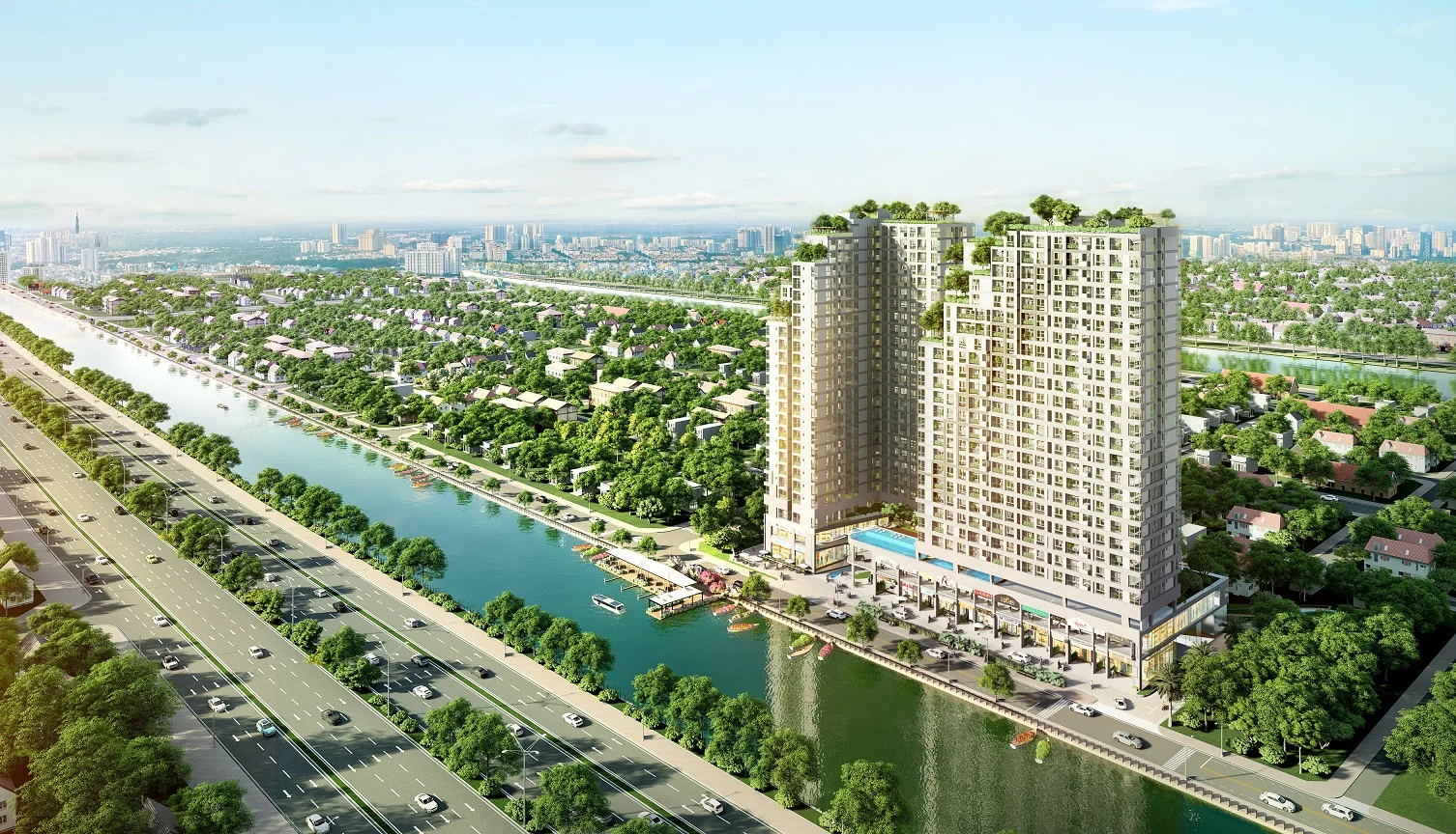 CENTRAL WINS THE D-AQUA HIGH-RISE APARTMENT & D-AQUA COMMERCIAL SERVICE OFFICE