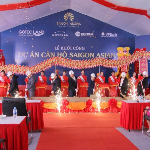 THE COMMENCEMENT CEREMONY OF SAIGON ASIANA APARTMET PROJECT AT DISTRICT 6, HCMC