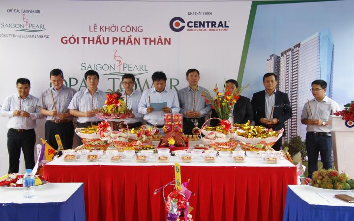 THE COMMENCEMENT CEREMONY OF THE “OPAL TOWER” PROJECT