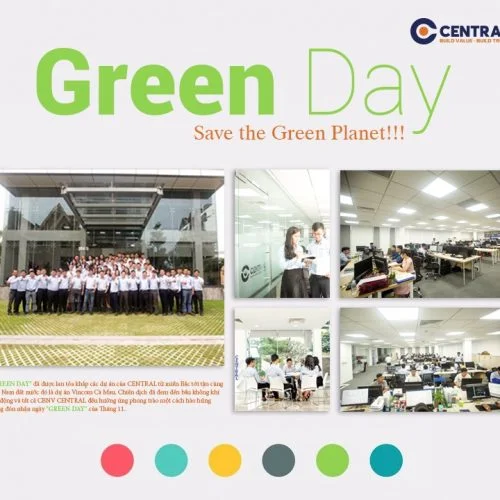 CENTRAL在系統上發起“綠日”活動