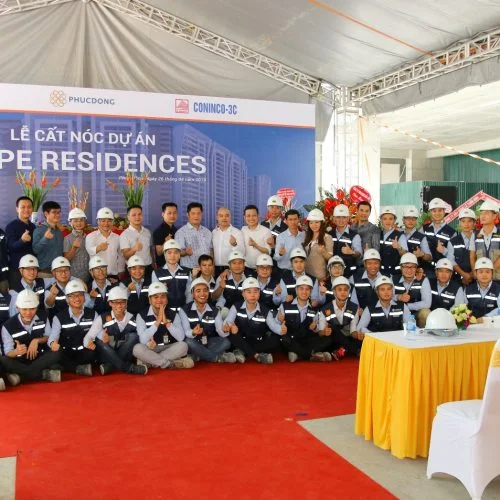 HOPE RESIDENCES 專案的上梁儀式