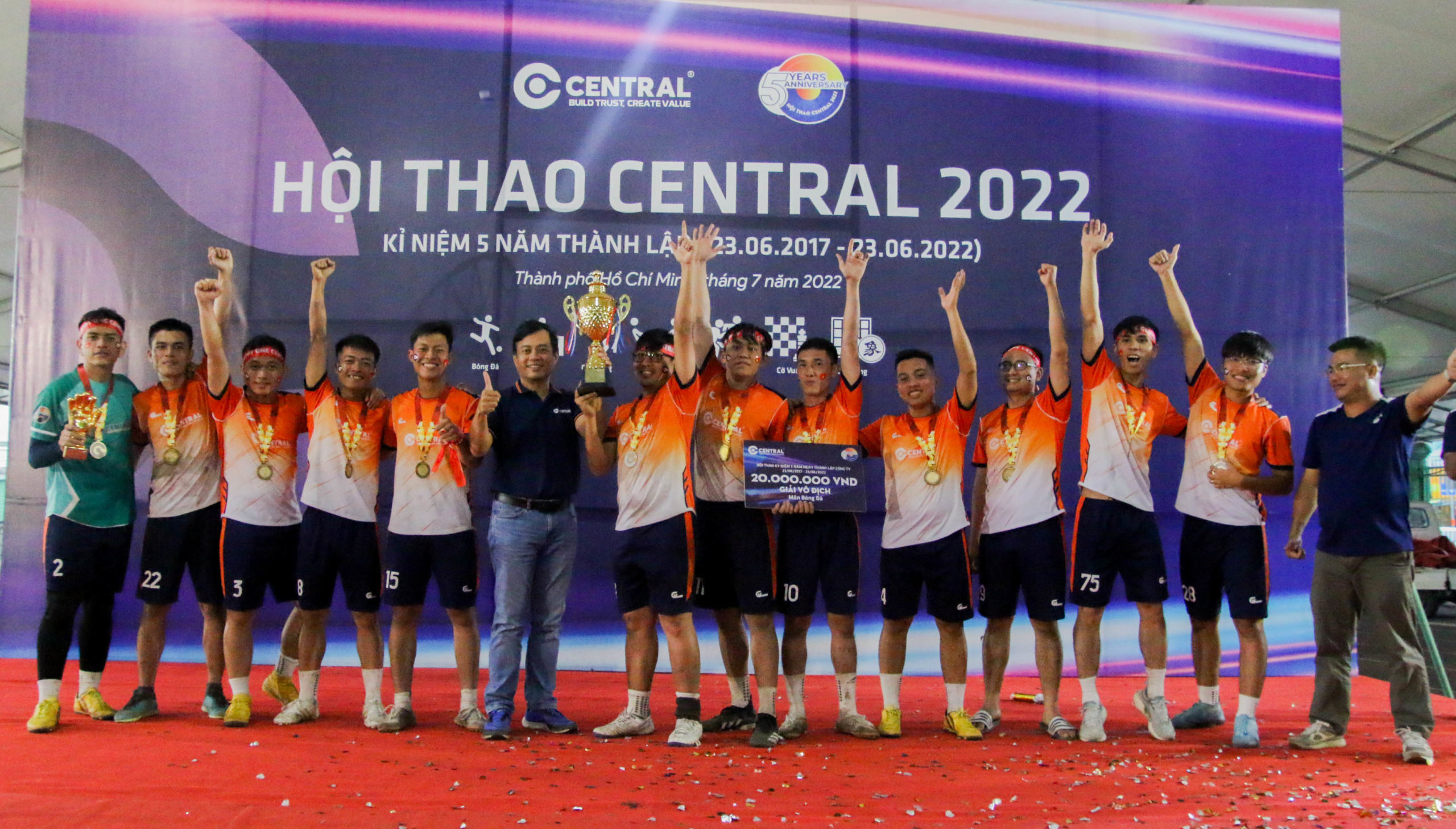 LỄ TRAO GIẢI & BẾ MẠC HỘI THAO CENTRAL 2022