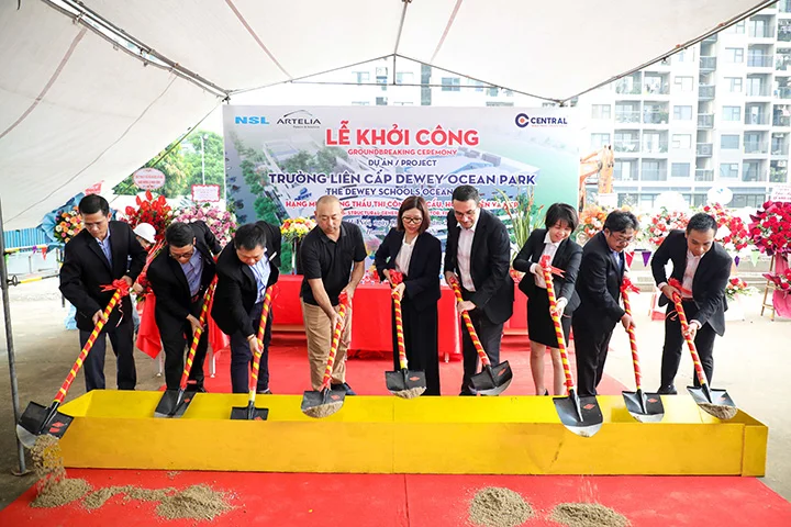 CENTRAL LAUNCHED THE GROUNDBREAKING CEREMONY OF  DEWEY SCHOOL OCEAN PARK