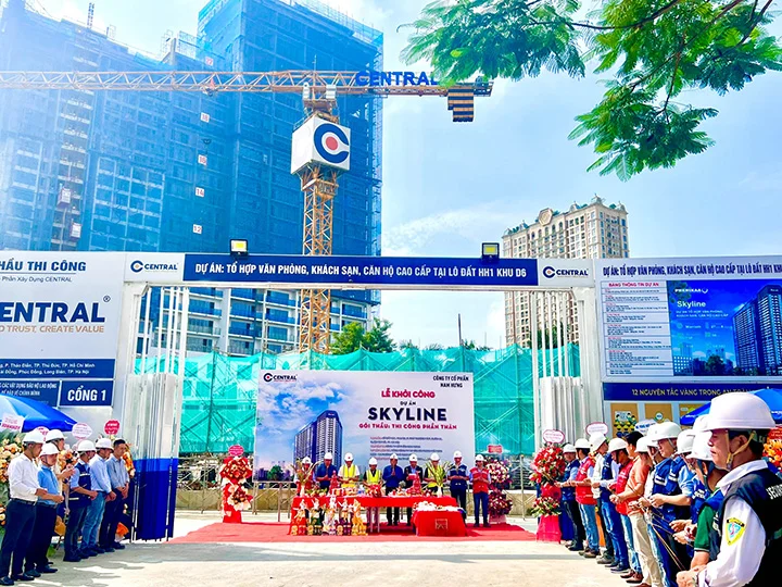 CENTRAL LAUNCHED THE GROUNDBREAKING CEREMONY FOR THE BODY STRUCTURE OF THE 5* MARRIOTT HOTEL