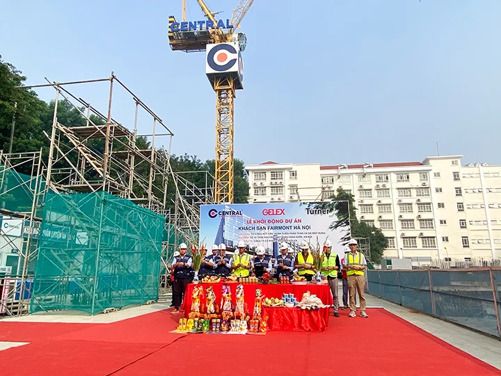 GROUND-BREAKING CEREMONY OF 6-STAR FAIRMONT HANOI HOTEL PROJECT