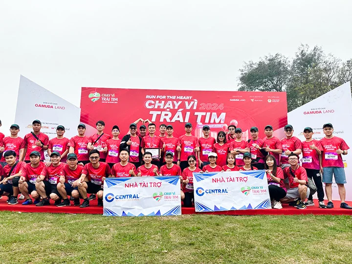 CENTRAL THAM GIA TÀI TRỢ CHƯƠNG TRÌNH “CHẠY VÌ TRÁI TIM 2024” DO GAMUDA LAND TỔ CHỨC