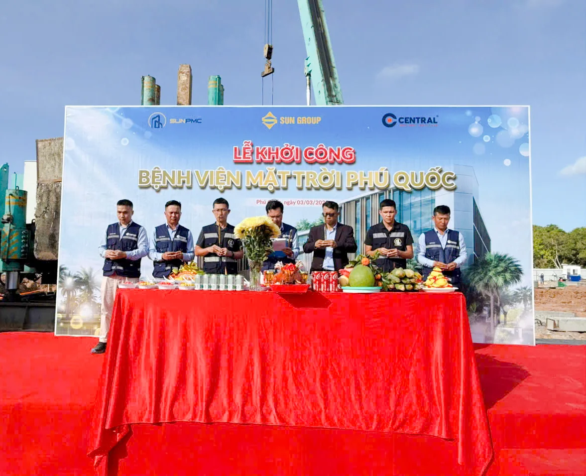 GROUND- BREAKING CEREMONY FOR SUN SERENIA HOSPITAL PHU QUOC