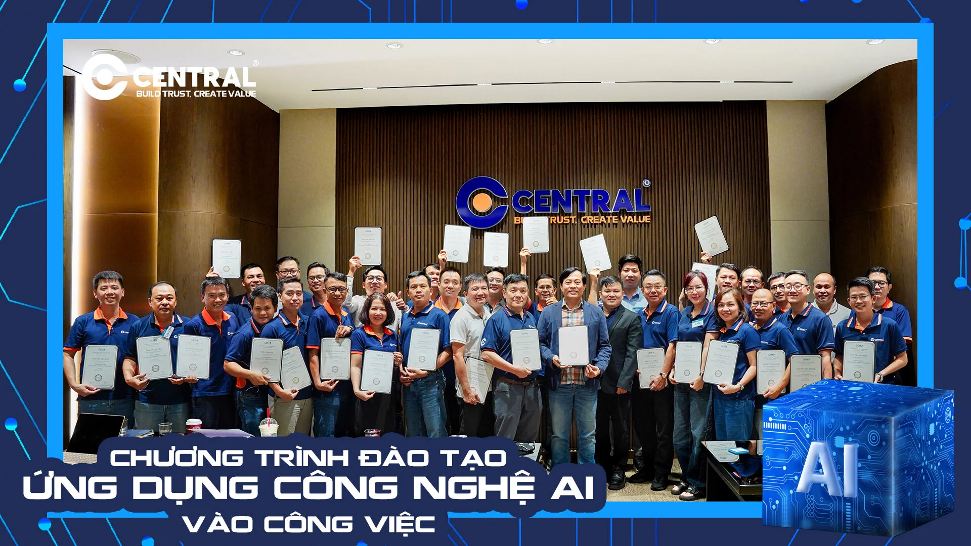CENTRAL ORGANIZES “AI TRAINING AND APPLICATION PROGRAM” FOR EXECUTIVES AND MANAGEMENT TEAM
