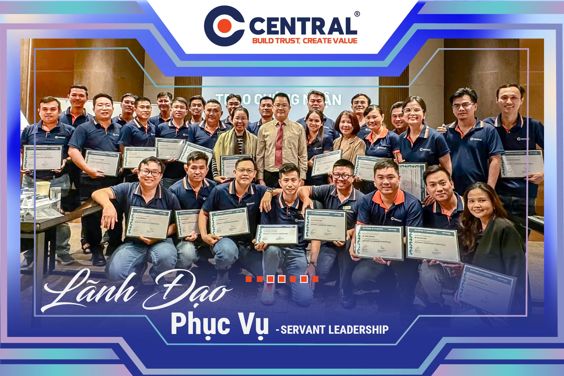 CENTRAL CONCLUDES EXECUTIVE SERVANT LEADERSHIP PROGRAM