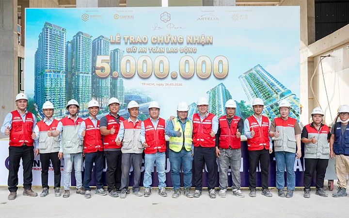 LA PURA ACHIEVES THE MILESTONE OF OVER FIVE MILLION SAFE MAN-HOURS